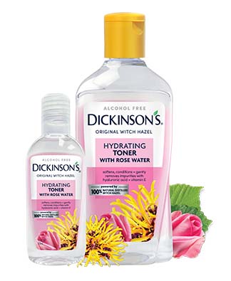 Dickinson’s witch hazel hydrating toner with rosewater